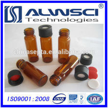 2014 hot sale 4ml 13-425 screw thread amber glass hplc vial suit for Agilent instrument